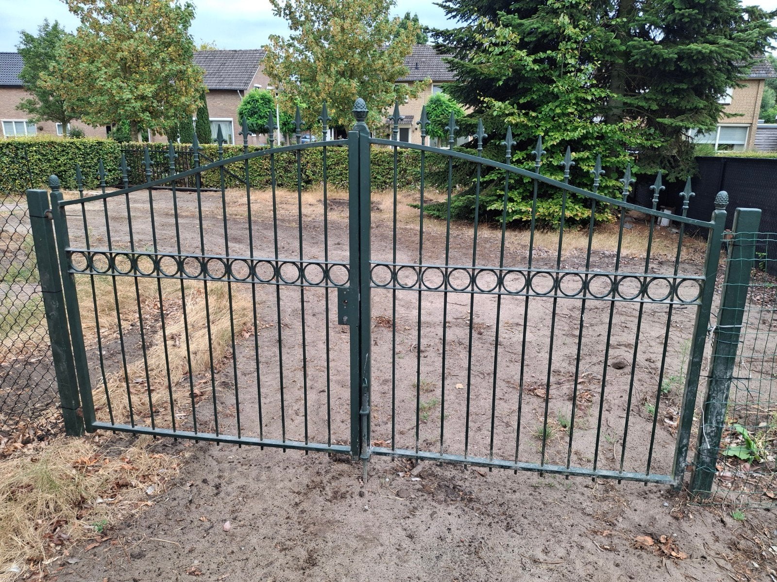 Sierhekwerk met poort - Gebruikt, Tuin en Terras, Tuinhekken en Hekwerk, Ophalen, Met poort, Gebruikt, Sierhekwerk