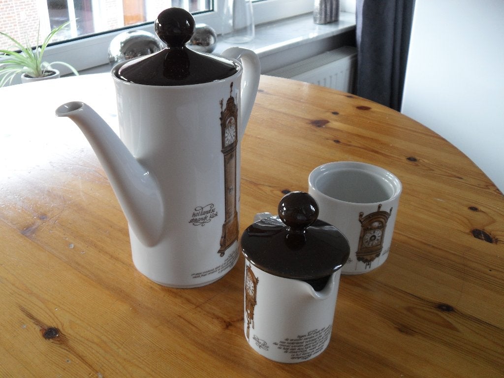 MITTERTEICH KLOKKENSERVIES., Verzamelen, Ophalen of Verzenden, Nieuw, Porselein, Overige typen