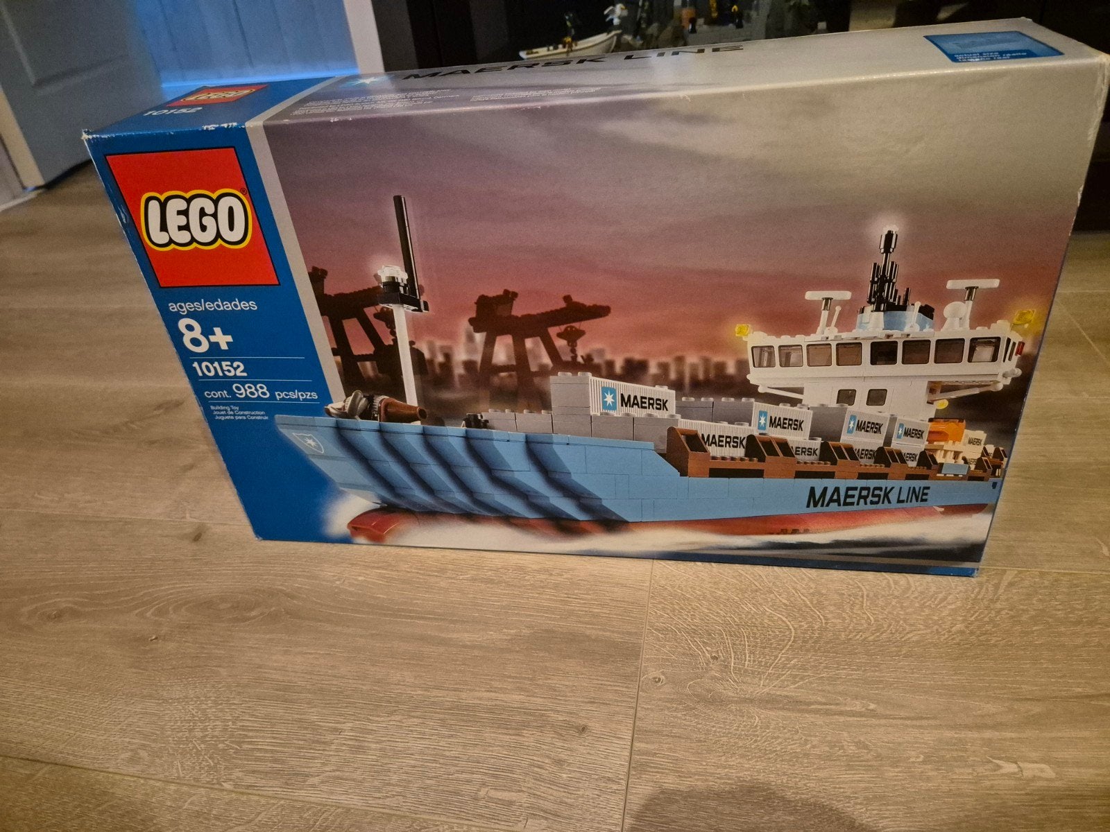 lego Maersk Line 10152, Lego, Ophalen of Verzenden, Zo goed als nieuw, Complete set