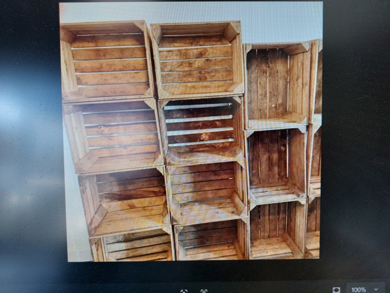Houten kratten voor decoratie of opslag 20 stuks., Ophalen, Hout, Gebruikt, Bruin