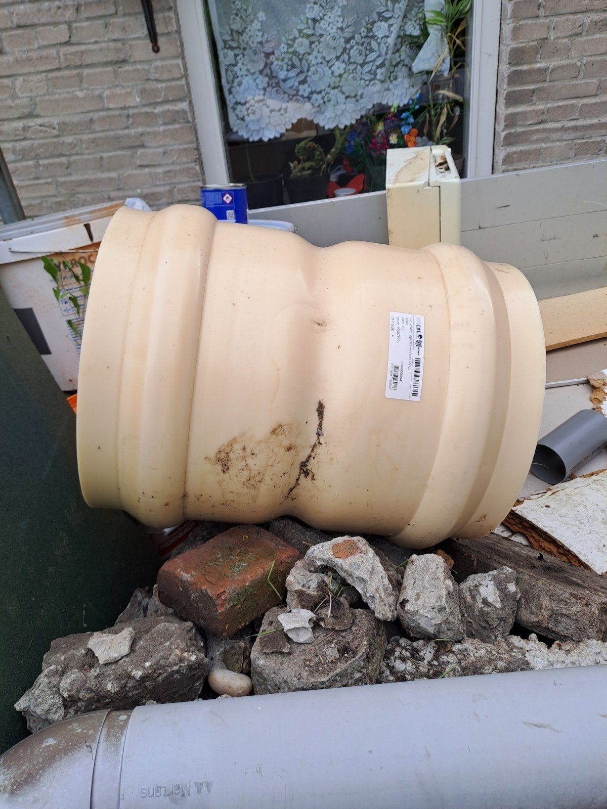 overschuif mof 315mm, Minder dan 75 liter, Ophalen of Verzenden