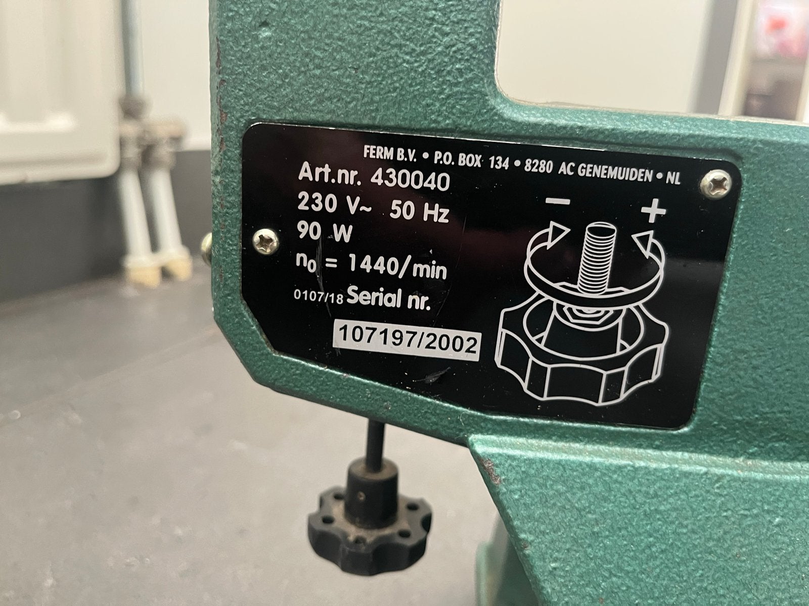 Ferm FFZ-400N elektrische figuurzaagmachine, Ophalen, Minder dan 30 mm, Gebruikt, Figuurzaag