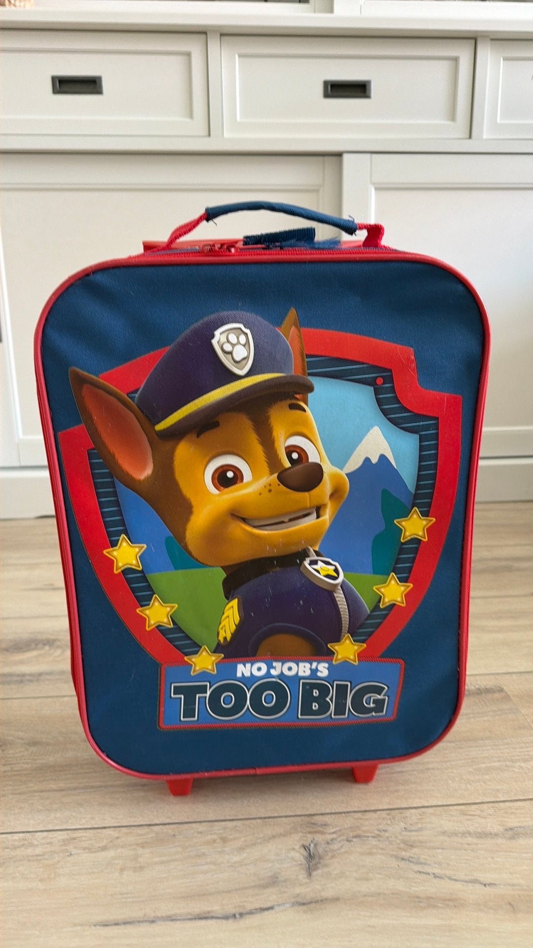 Paw Patrol trolly handbagage koffer, Ophalen, Wieltjes, Hard kunststof, Minder dan 50 cm