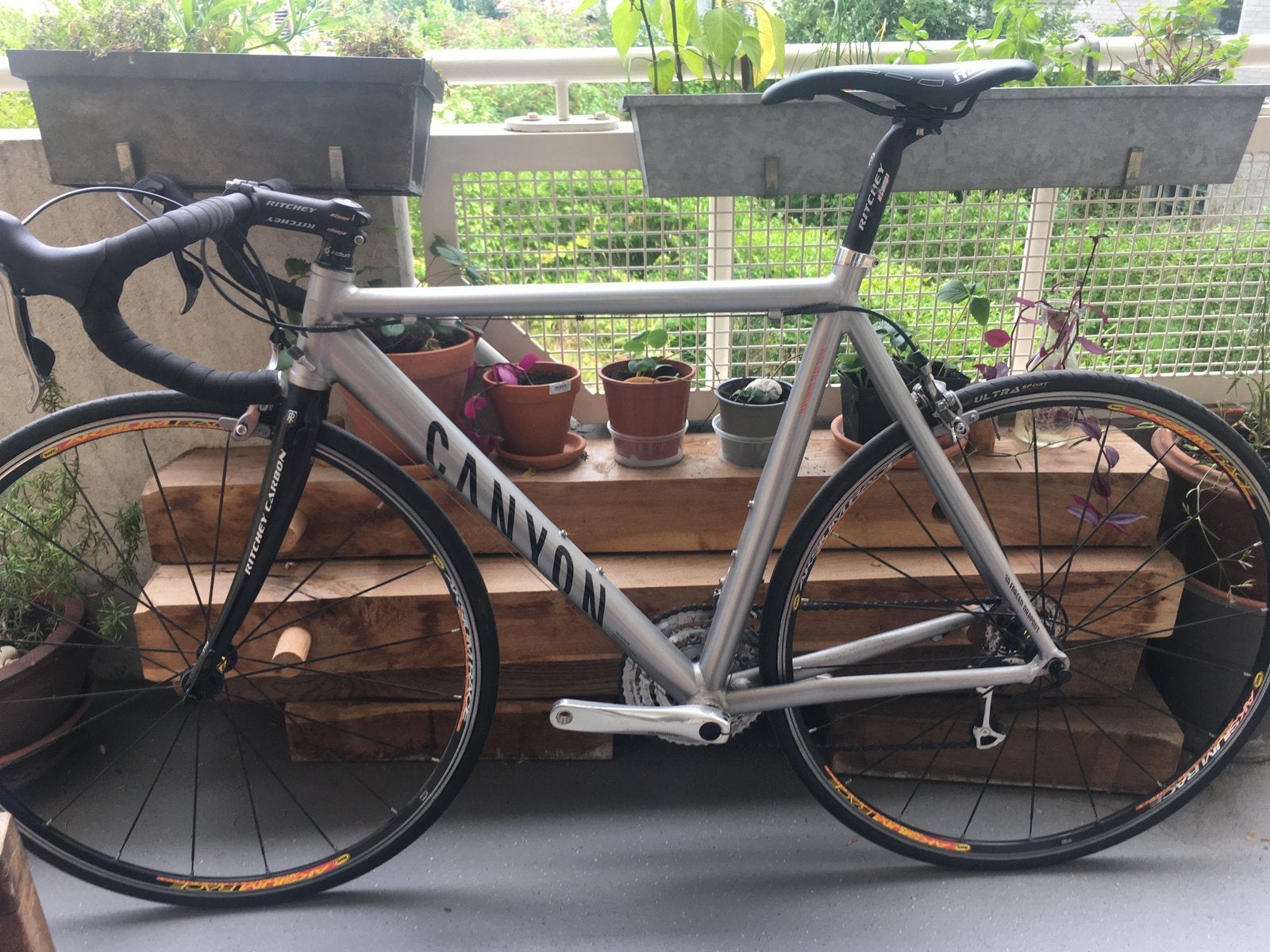 racefiets Canyon Roadlite 4.0 Triple ZilverGrijs - 56cm, Aluminium, Zo goed als nieuw, Meer dan 20 versnellingen, 53 tot 57 cm