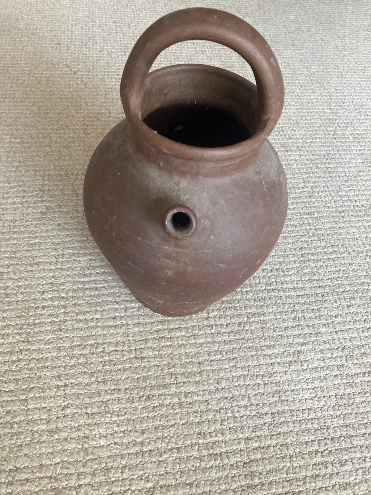 Spaanse pot 10 euro, Rond, Ophalen of Verzenden, Zo goed als nieuw, Aardewerk