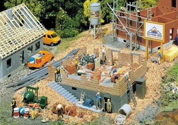 Faller: Huis in aanbouw NIEUW, Hobby en Vrije tijd, Overige merken, Gelijkstroom of Wisselstroom, Brug, Tunnel of Gebouw, Nieuw