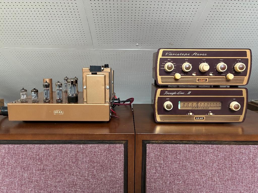 LEAK Stereo 20 + LEAK Varislope Stereo + Through-Line II FM, Ophalen, Versterker