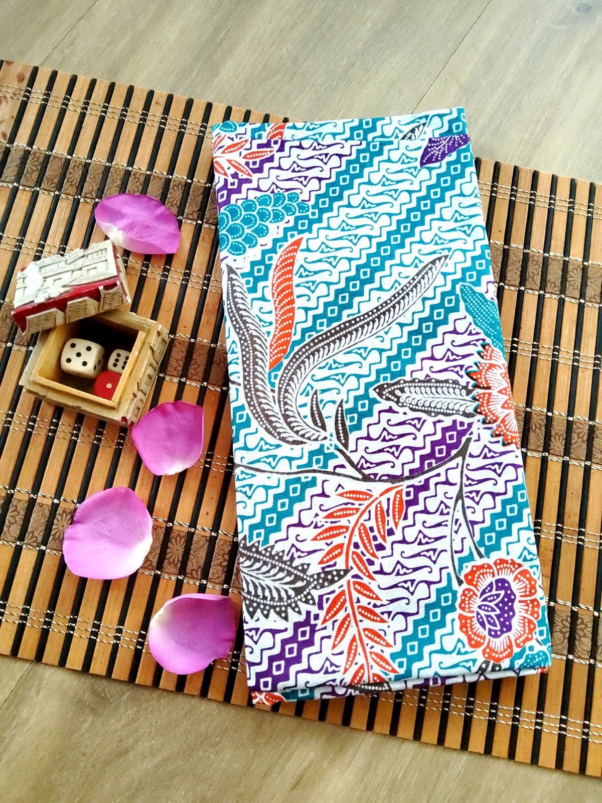 Batik Sarong/ lap/ stof Indonesië #1862, Overige kleuren, Verzenden, Nieuw, 30 tot 120 cm