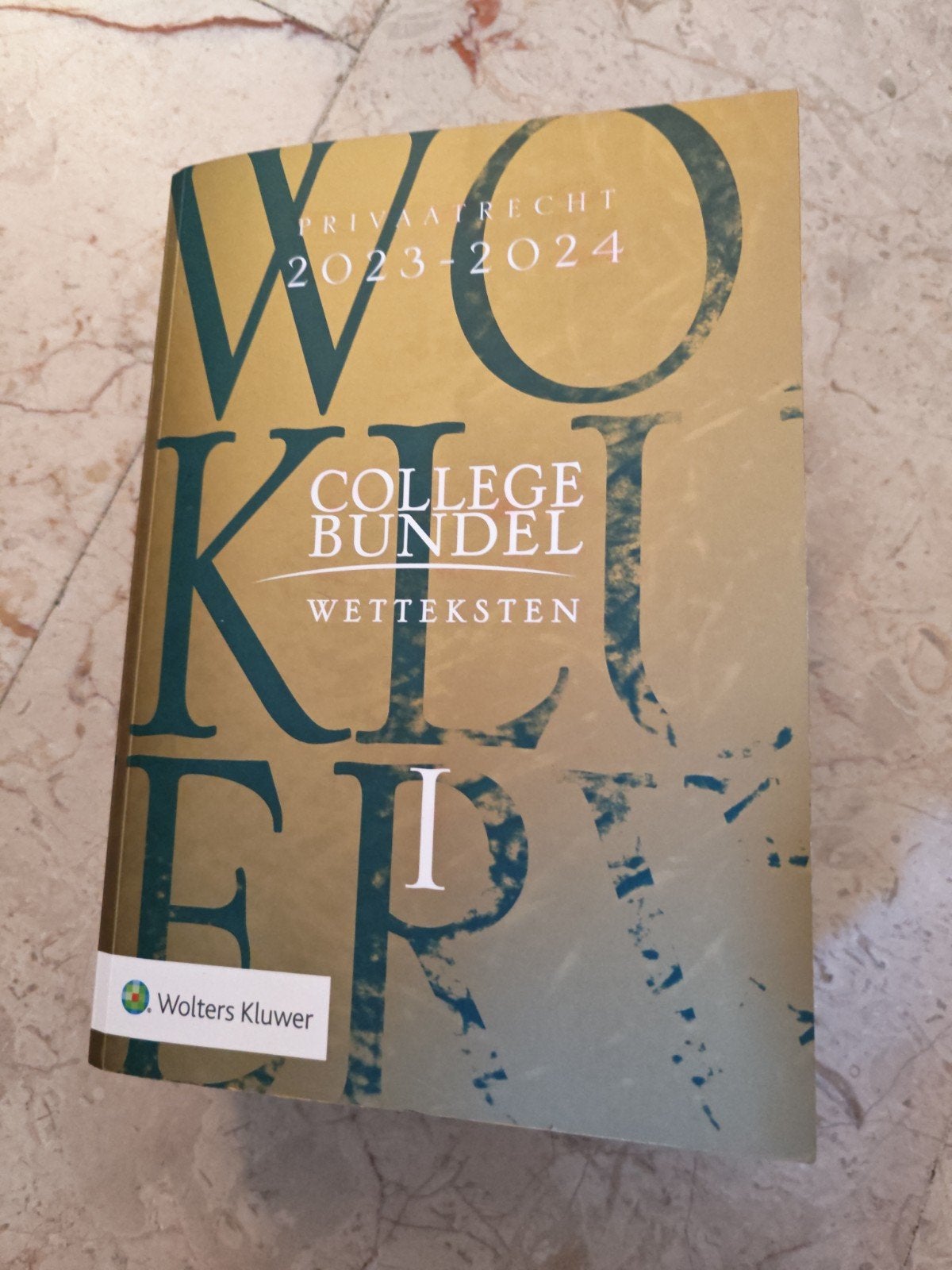 Collegebundel Wetsteksten Privaatrecht 2023-2024, Ophalen of Verzenden, Wolters Kluwer, Gamma, WO
