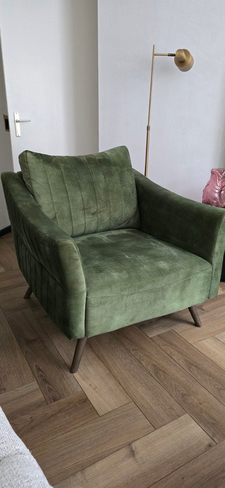 Groene fauteuil, Ophalen, 75 tot 100 cm, Eenpersoons, Minder dan 150 cm