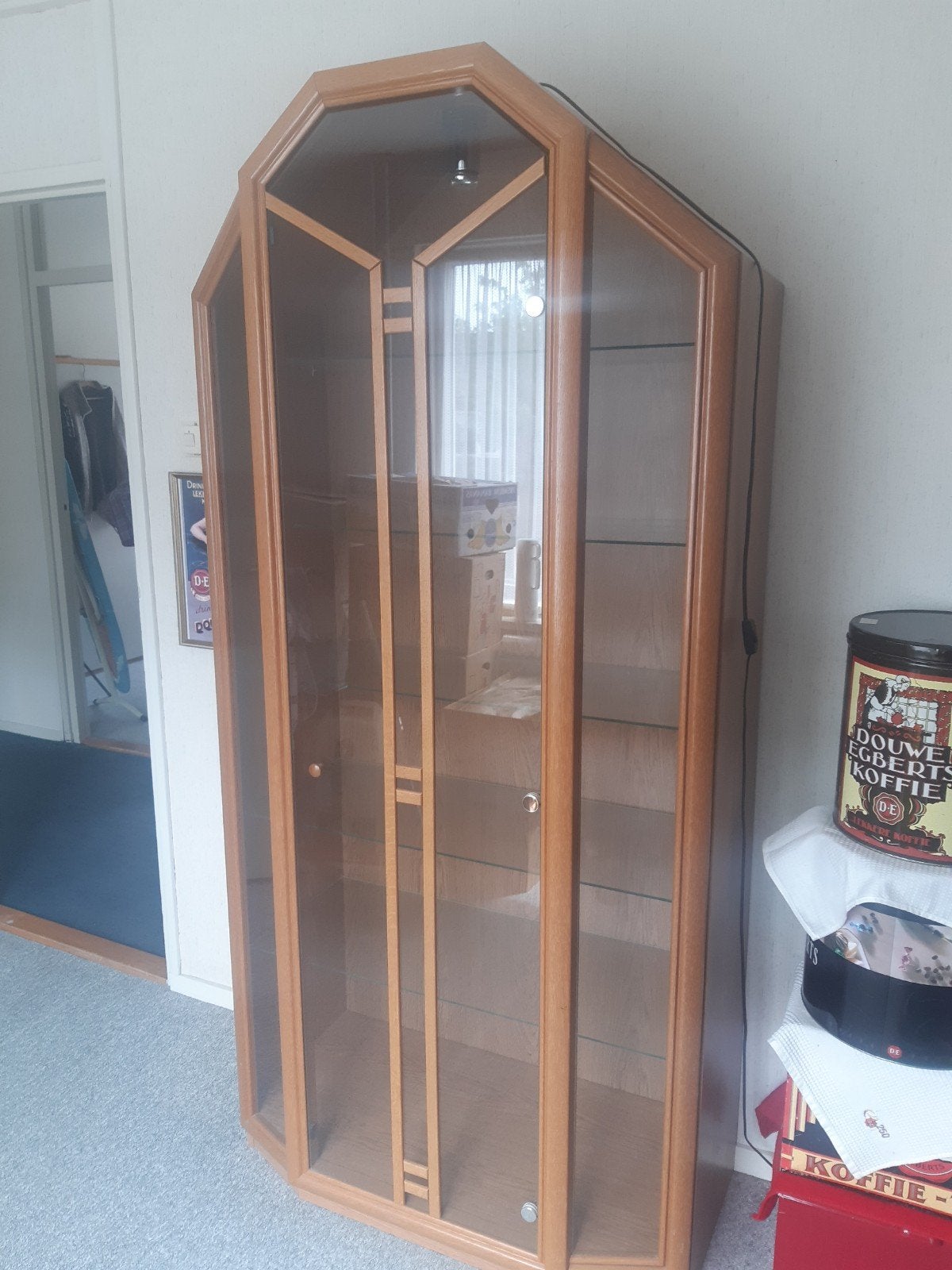 Vitrine kast., Ophalen, 25 tot 50 cm, 50 tot 100 cm