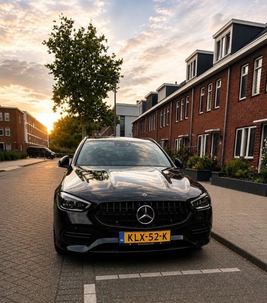 Mercedes-Benz C-Klasse C200  9G-TRONIC 2021 Elek. Trekhaak, Automaat, Zwart, 4 cilinders, Stationwagon