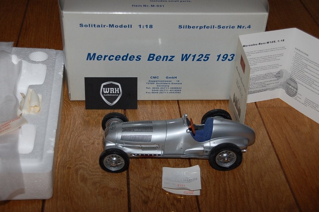 1:18 MERCEDES W25 Silberpfeil CMC M-031 WRH, Verzenden, Zo goed als nieuw, Auto, Overige merken