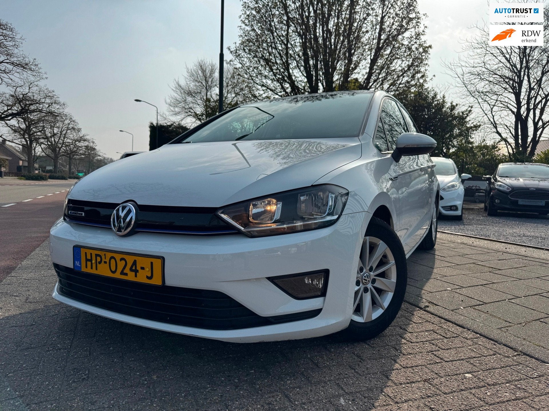 Volkswagen Golf Sportsvan 1.0 TSI A-C Elek Pakket Navi Cruis, Auto's, Voorwielaandrijving, Stof, Gebruikt, Wit