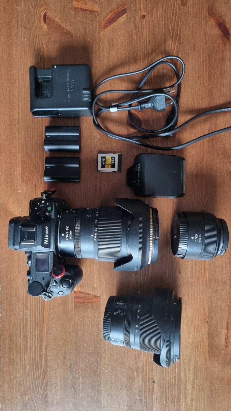 Nikon Z6 II Kit met 3 lenzen, flitser en accessoires, Audio, Tv en Foto, Ophalen, Bluetooth, Zo goed als nieuw, Nikon