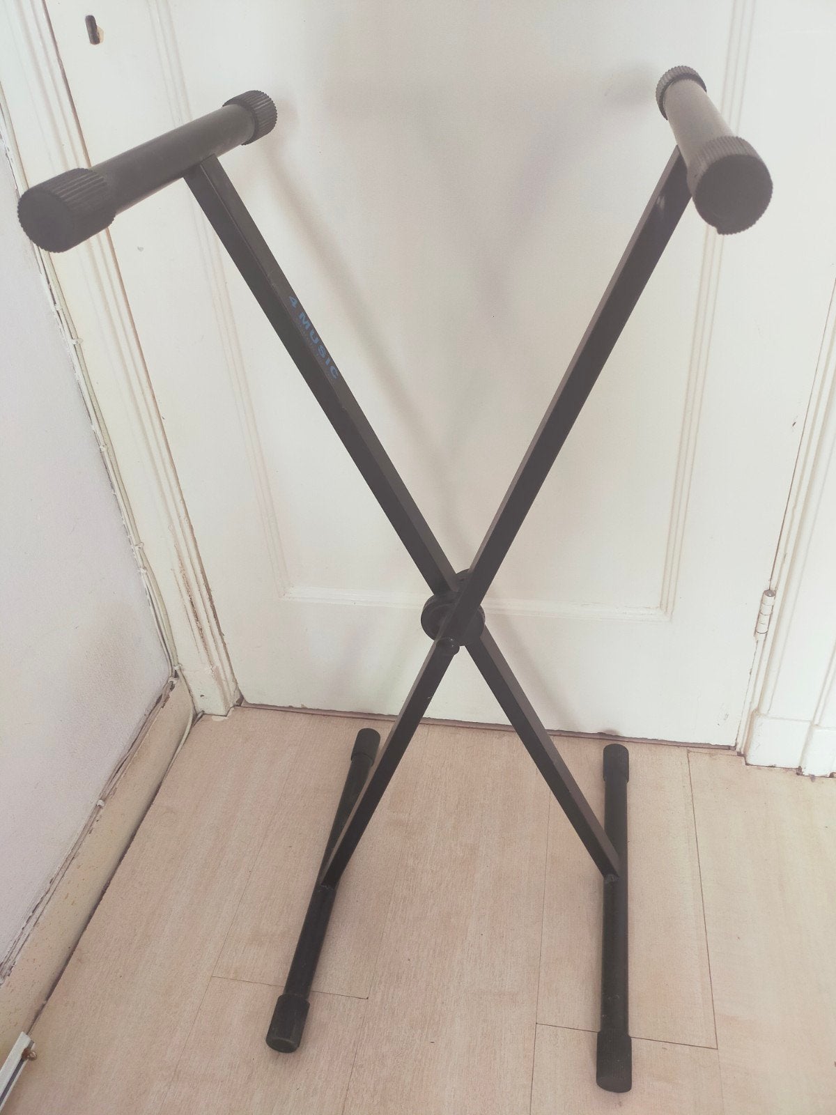 Zwart Keyboard standaard, Ophalen, Gebruikt, Instrumentstandaard, Keyboard of Synthesizer