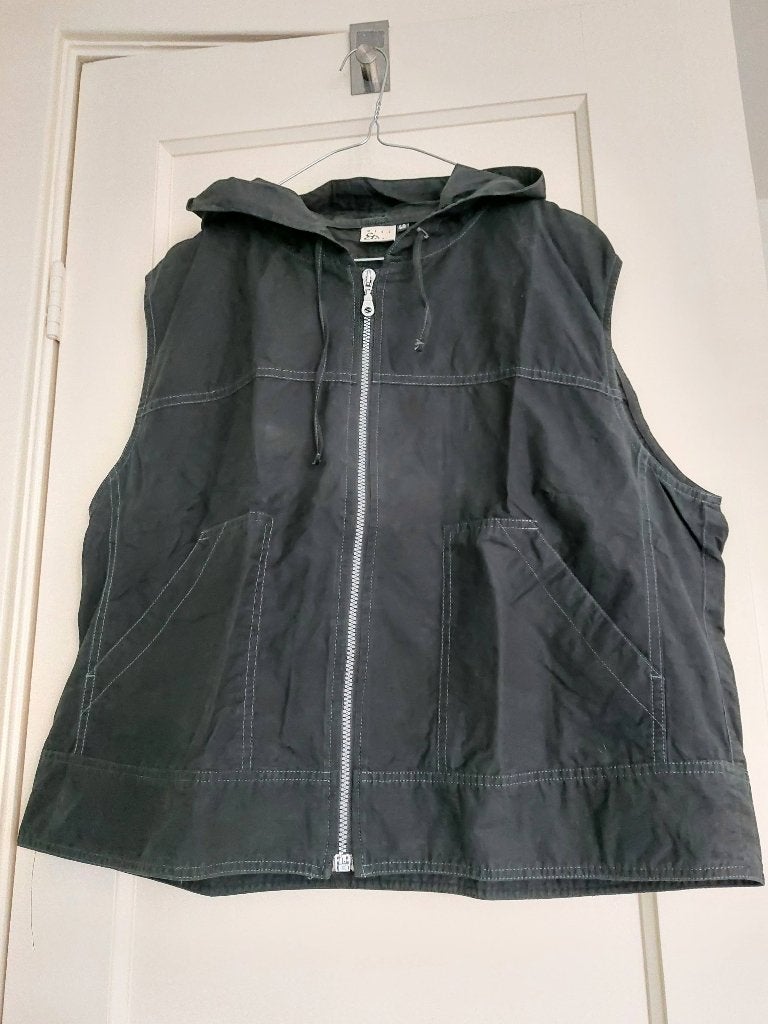 Bodywarmer zomer antraciet maat 48, Kleding | Dames, Ophalen of Verzenden, Grijs, Gedragen, Jasje of Colbert