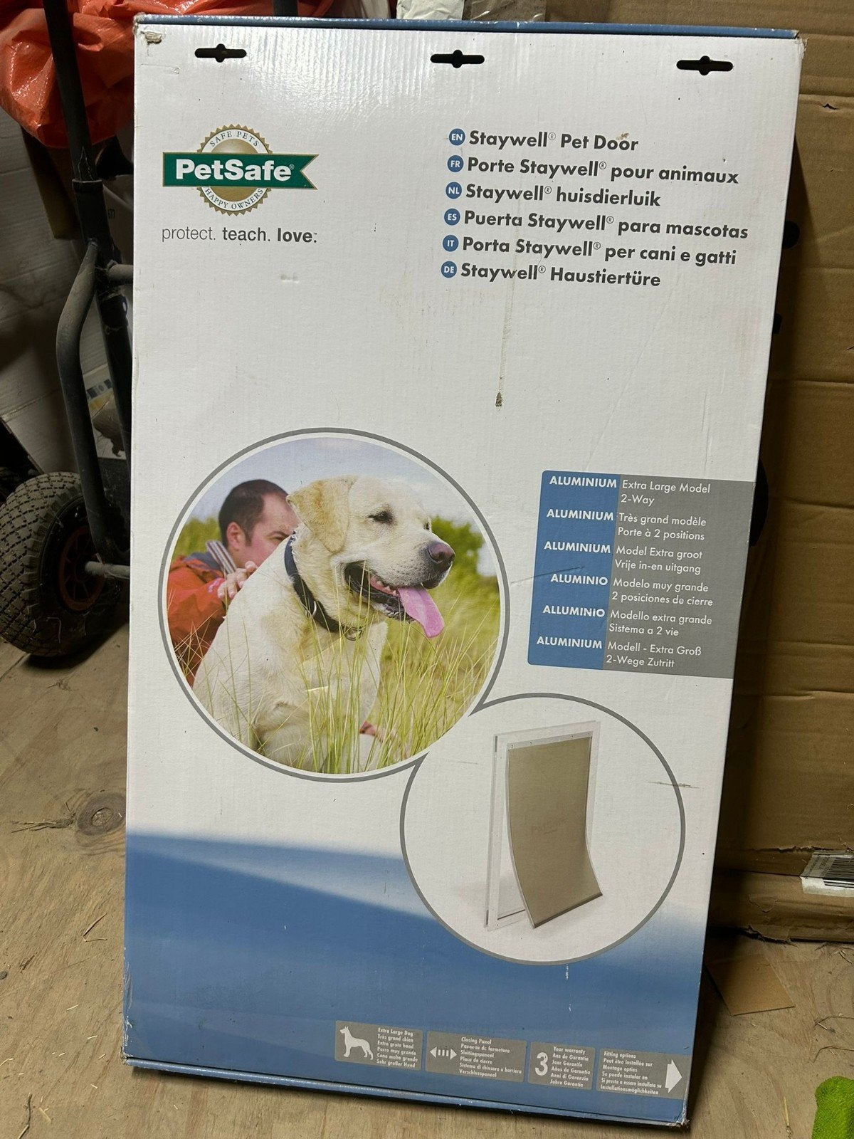 Petsafe Dierenluik 660 Aluminium Xl - Hondenluik - 70x42 cm, Ophalen, Nieuw