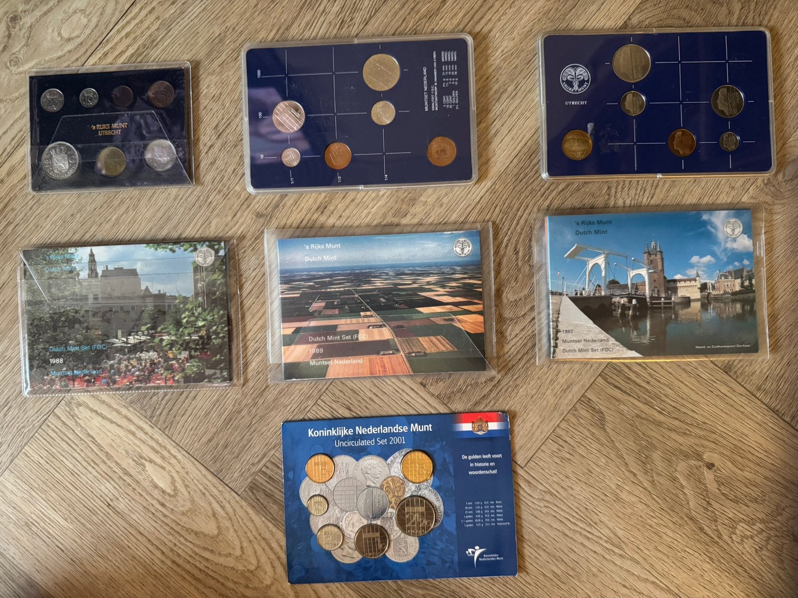 Set munten verschillende jaartallen, Ophalen of Verzenden, Nederland, Munten