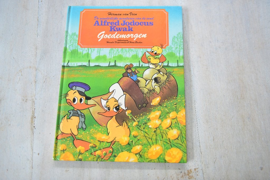 ALFRED JODOCUS KWAK = GOEDEMORGEN = HARDCOVER De WONDERLIJK, Boeken, Verzenden, Zo goed als nieuw, Herman van Veen, Fictie algemeen