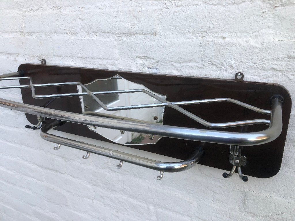 Prachtige originele wandkapstok, vintage design, Wandkapstok, Ophalen of Verzenden, Zo goed als nieuw, Minder dan 100 cm