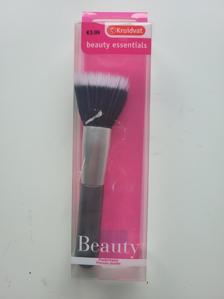 Kruidvat Beauty Essentials Poederkwast - Nieuw, Gehele gezicht, Zwart, Nieuw, Ophalen of Verzenden