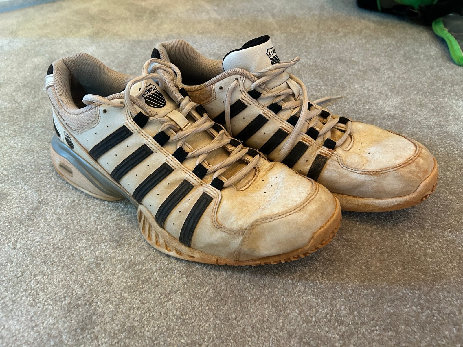 K-Swiss Sportschoenen - Maat 44.5 - Gedragen, Kleding | Heren, Schoenen, Ophalen, Gedragen, Overige kleuren, Sneakers of Gympen