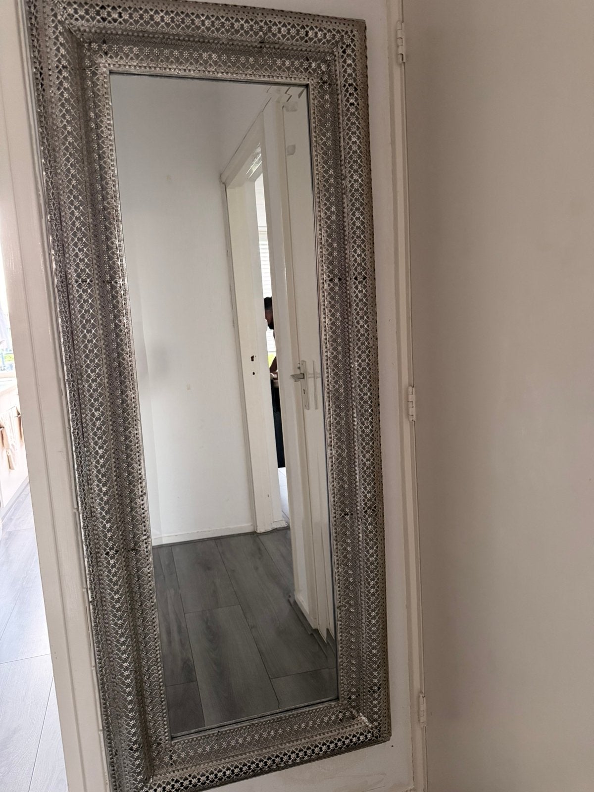 Spiegel, Huis en Inrichting, Woonaccessoires | Spiegels, Ophalen, Minder dan 50 cm, Zo goed als nieuw, Minder dan 100 cm
