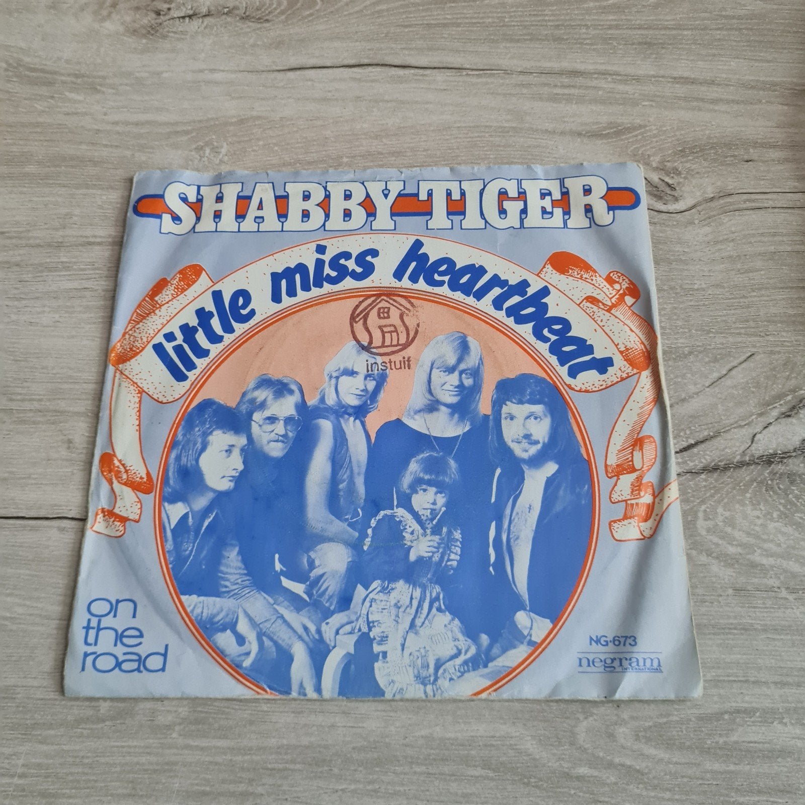 Shabby Tiger - Little Miss Heartbeat / On The Road (Single), Gebruikt, Originele persing, 7 inch, Single