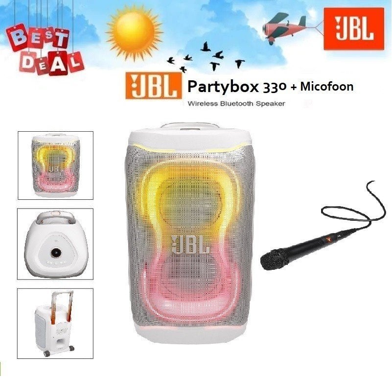 ✅NIEUW✅ JBL Partybox 330 + JBL Microfoon, Audio, Tv en Foto, Luidsprekers, Ophalen of Verzenden, Nieuw, JBL