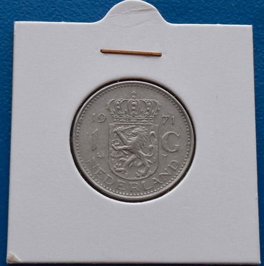 Nederland 1 gulden 1971 - Juliana*, Verzenden, Koningin Juliana, 1 gulden, Losse munt