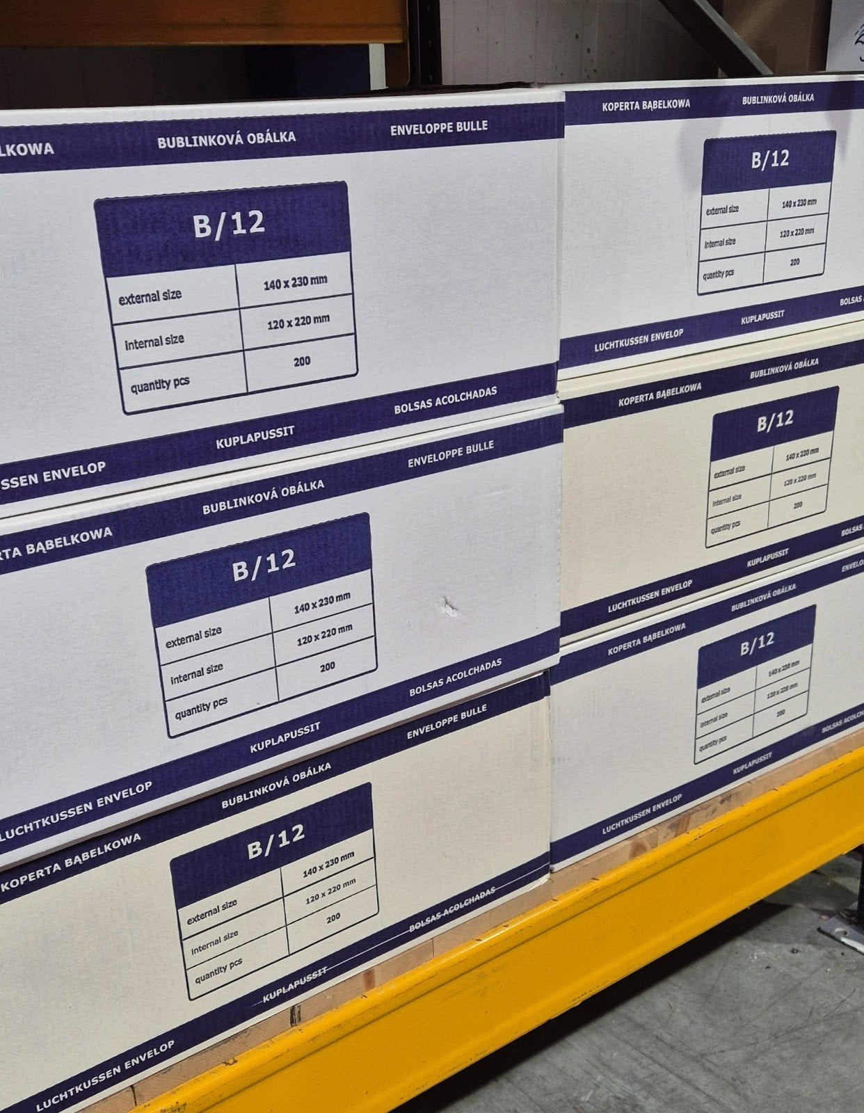 Luchtkussen Enveloppen B12 – 120x220mm – Bubbel Enveloppen, Ophalen of Verzenden, Envelop