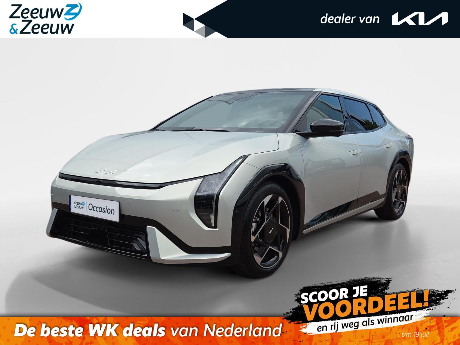 Kia EV4 GT-PlusLine 81.4 kWh Meest luxe uitvoering | 204 PK, Auto's, Kia, Bedrijf, Te koop, EV4, 360° camera, ABS, Achteruitrijcamera