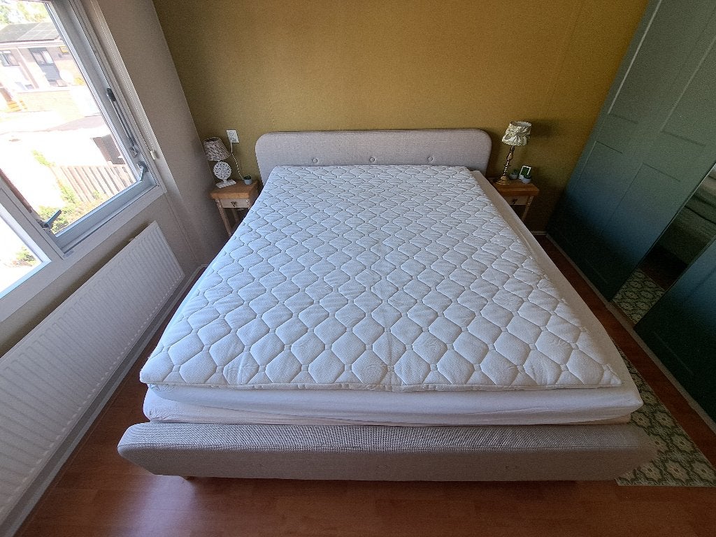 Topdekmatras / Topper 160x200, Huis en Inrichting, Slaapkamer | Matrassen en Bedbodems, Ophalen, Gebruikt, Tweepersoons, Matras