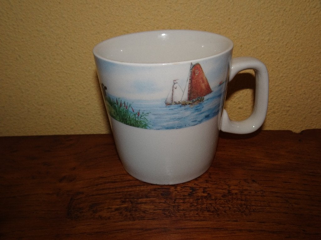 Wiebe van der Zee koeien beker: De beste stuurlui, Ophalen of Verzenden, Zo goed als nieuw, Overige stijlen, Kop(pen) en/of Schotel(s)