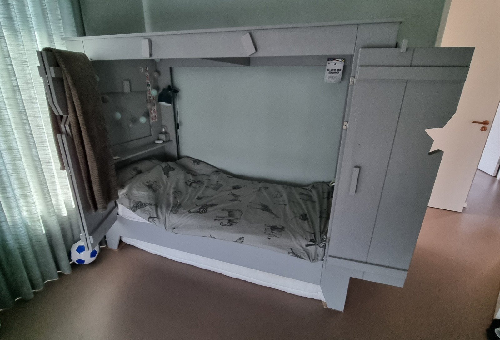Stoer jongens bed(stee), Ophalen, Speels, Avontuurlijk, Gebruikt, 200 cm