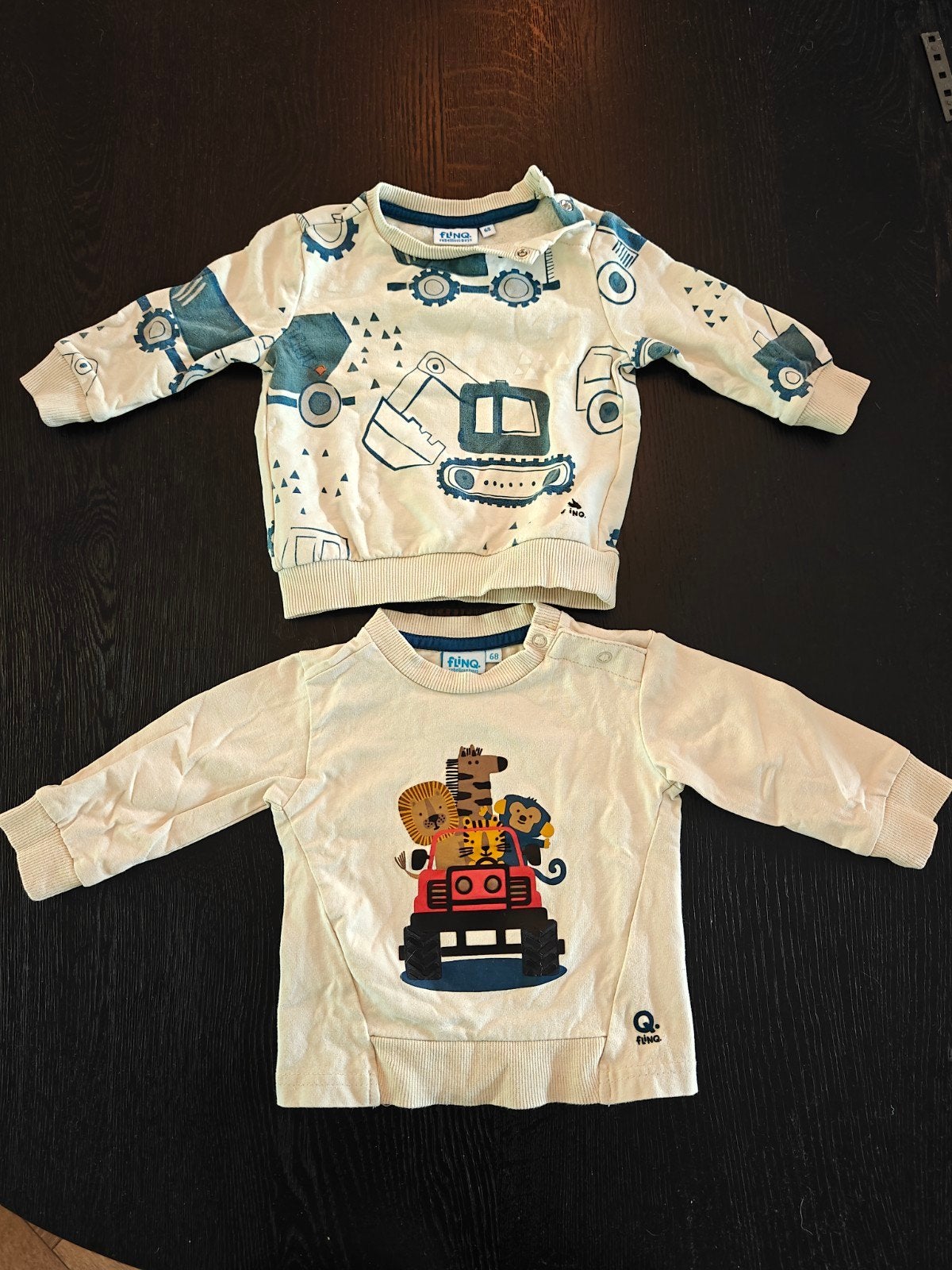 2x Flinq longsleeve maat 68 - Jongenskleding, Kinderen en Baby's, Gebruikt, Ophalen of Verzenden, Flinq, Jongetje