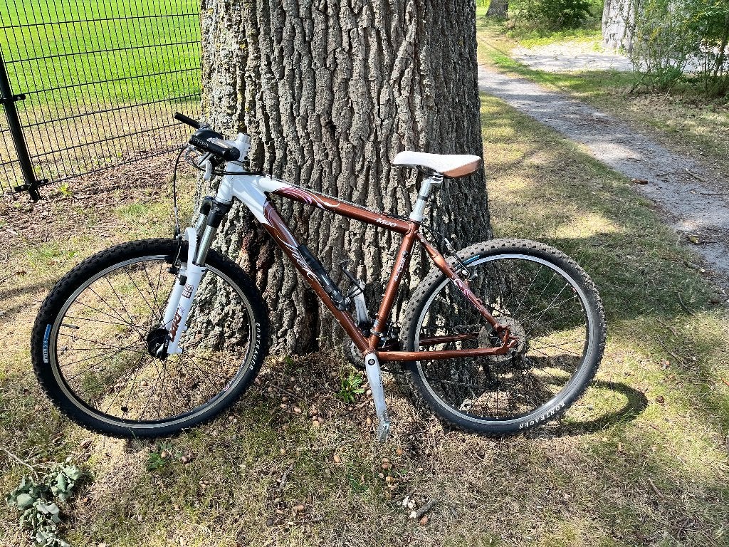 Mooie dames mountainbike Trek, Fietsen en Brommers, Fietsen | Mountainbikes en ATB, Minder dan 45 cm, Velgrem, Ophalen of Verzenden