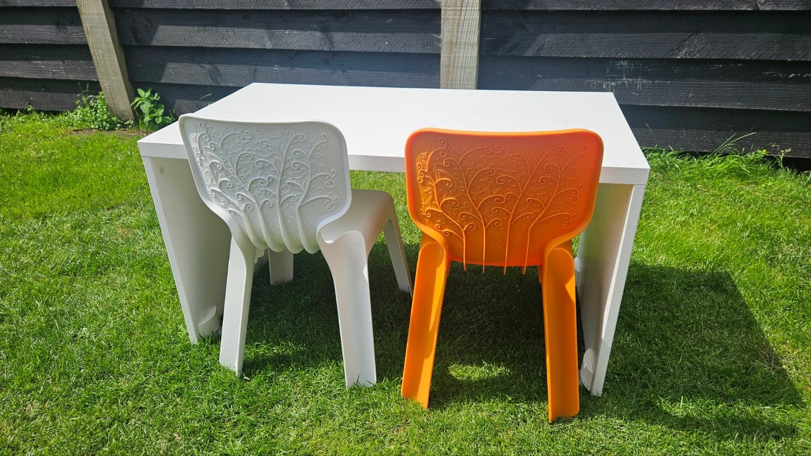 Ikea Smastad kinderbureau met stoeltjes, Ophalen, Gebruikt, Tafel(s) en Stoel(en)