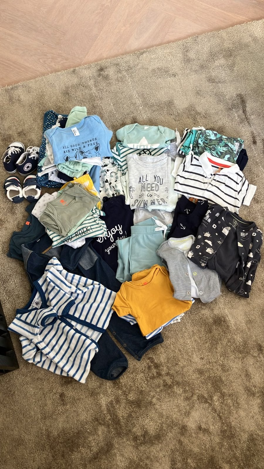 Babykleding pakket maat 50-62 met schoentjes, Kinderen en Baby's, Ophalen of Verzenden, Zo goed als nieuw, Overige maten