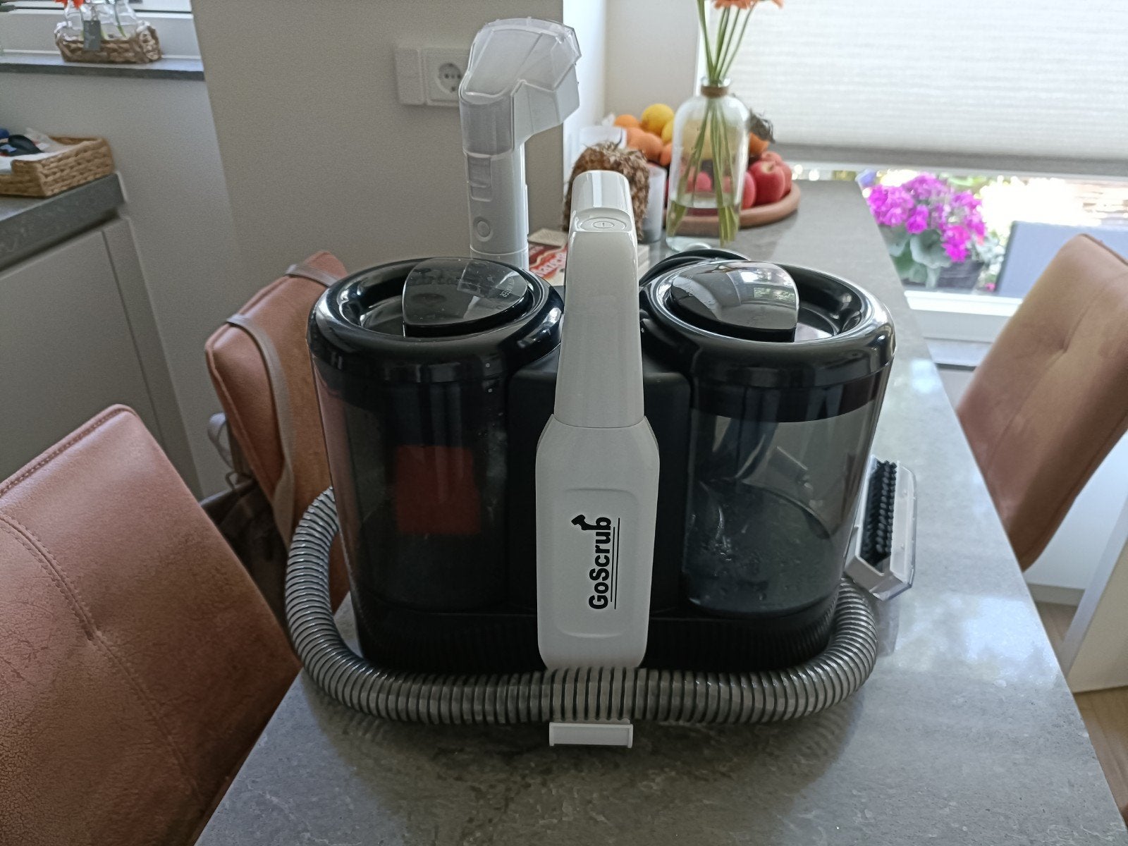 GoScrub Vloerreiniger - Zo goed als nieuw, Overige merken, Geschikt voor harde vloeren, Ophalen of Verzenden, Zo goed als nieuw