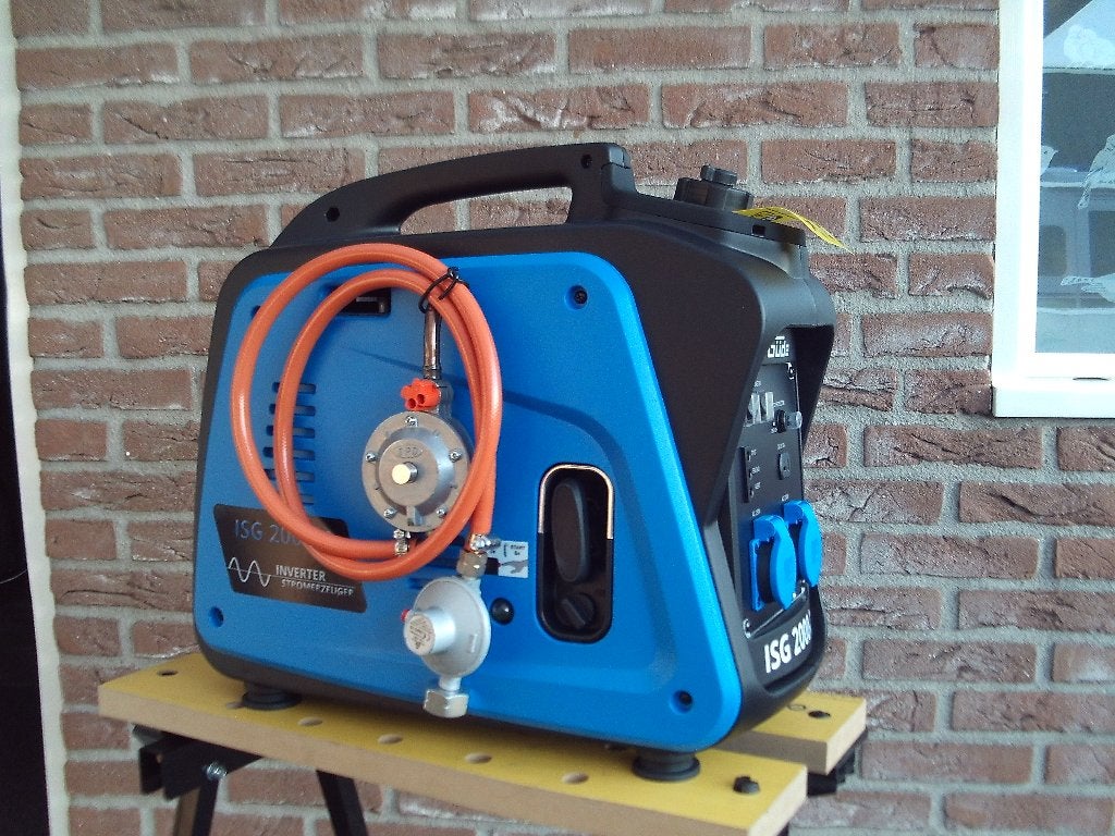 Generator Gude 2000/1200 Watt Inverter Gas/LPG/Benzine Nieuw, Overige typen, Nieuw, Ophalen of Verzenden, Geluidgedempt