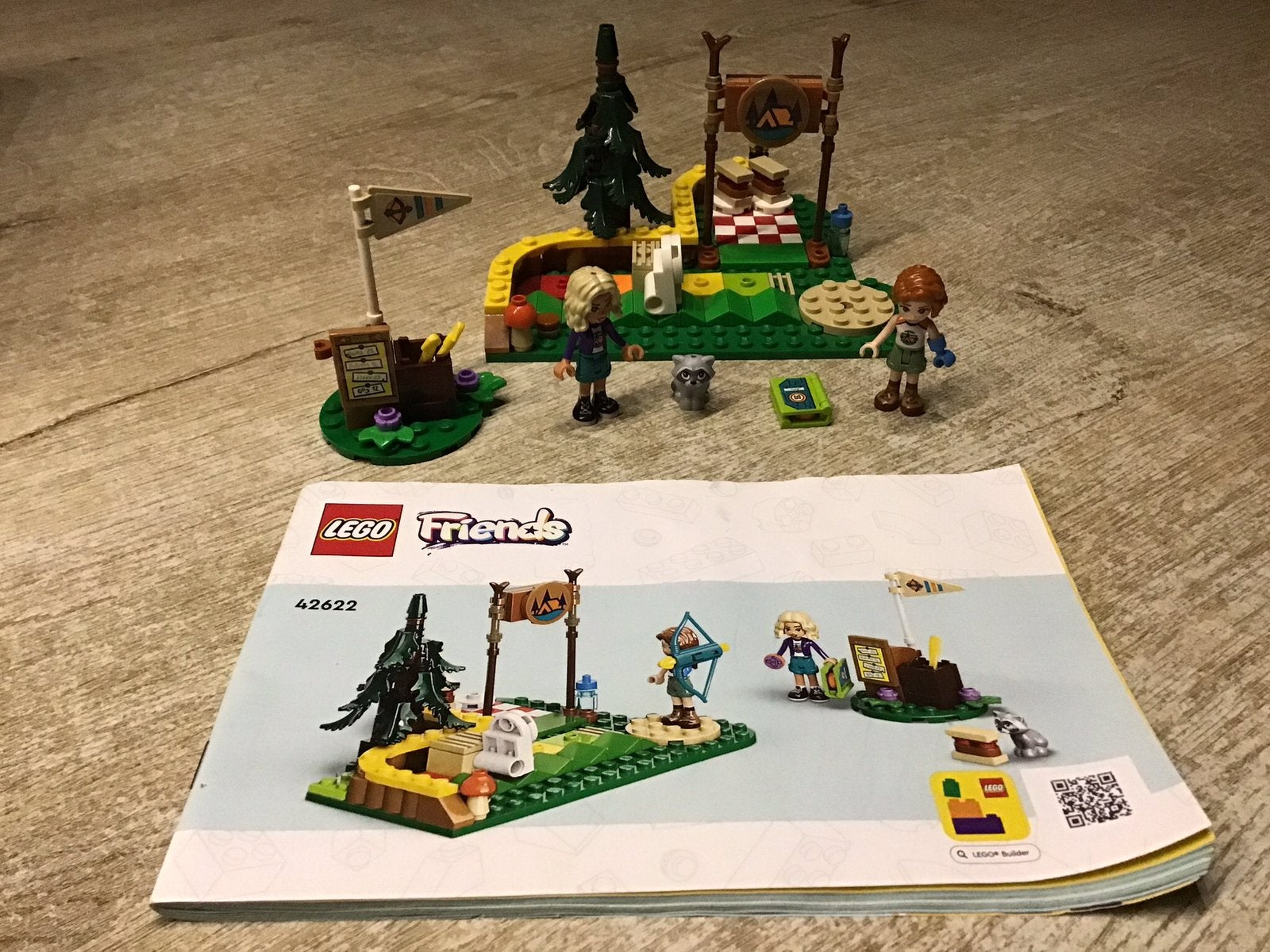 Lego friends Avonturenkamp Boogschieten 42622, Ophalen of Verzenden, Zo goed als nieuw