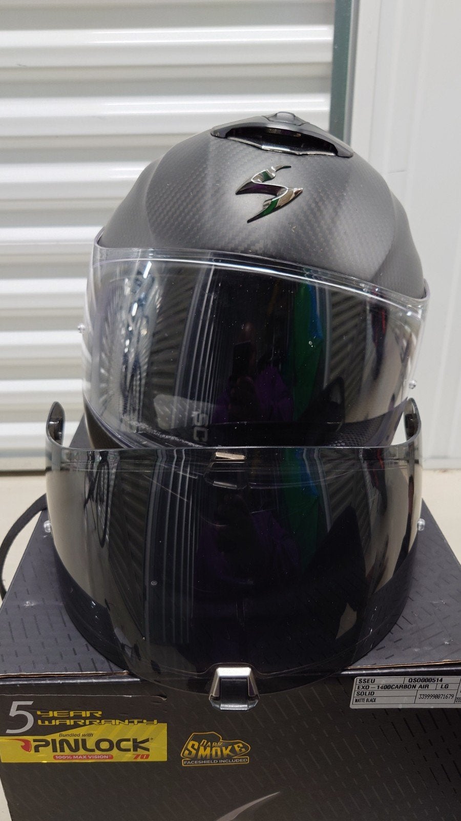 Scorpion Exo-1400 Evo II Carbon Air, Overige merken, Heren, Ophalen of Verzenden, Integraalhelm