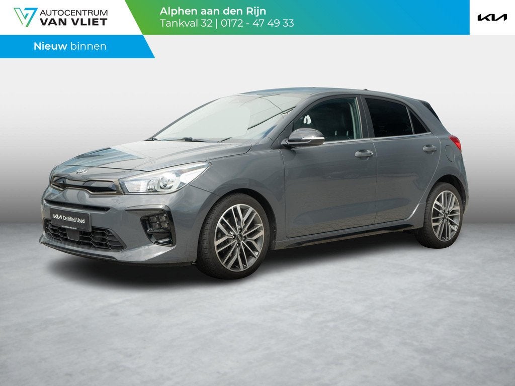 Kia Rio 1.0 T-GDi MHEV GT-Line | Navi | PDC | Clima | Stoel, Auto's, Kia, Voorwielaandrijving, 12 maanden, Gebruikt, Euro 6