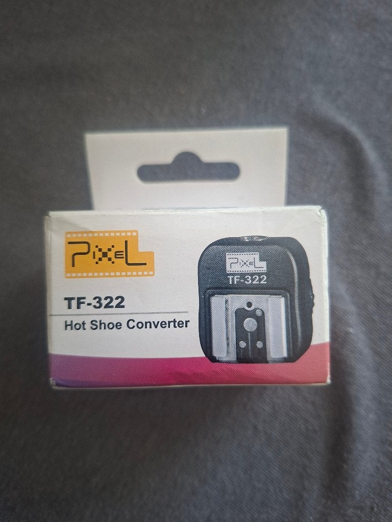 Pixel I-TTL Hotshoe Adapter TF-322 voor Nikon, TTL, Ophalen of Verzenden, Zo goed als nieuw, Nikon