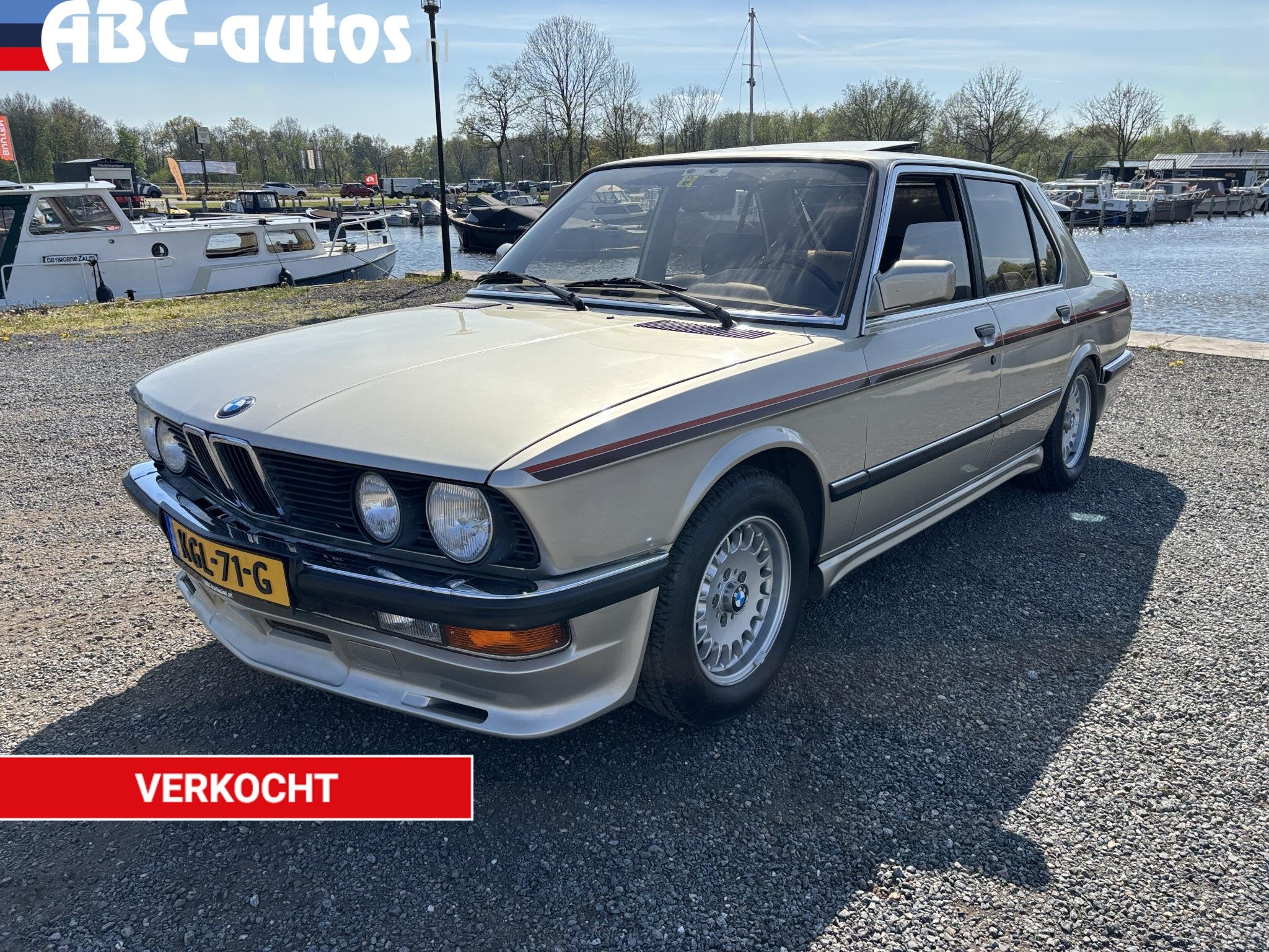 BMW 5-serie 524TD E28 *VERKOCHT*BBS/50dkm/1e eigenaar/oldtim, Auto's, Gebruikt, 1302 kg, 116 pk, Beige