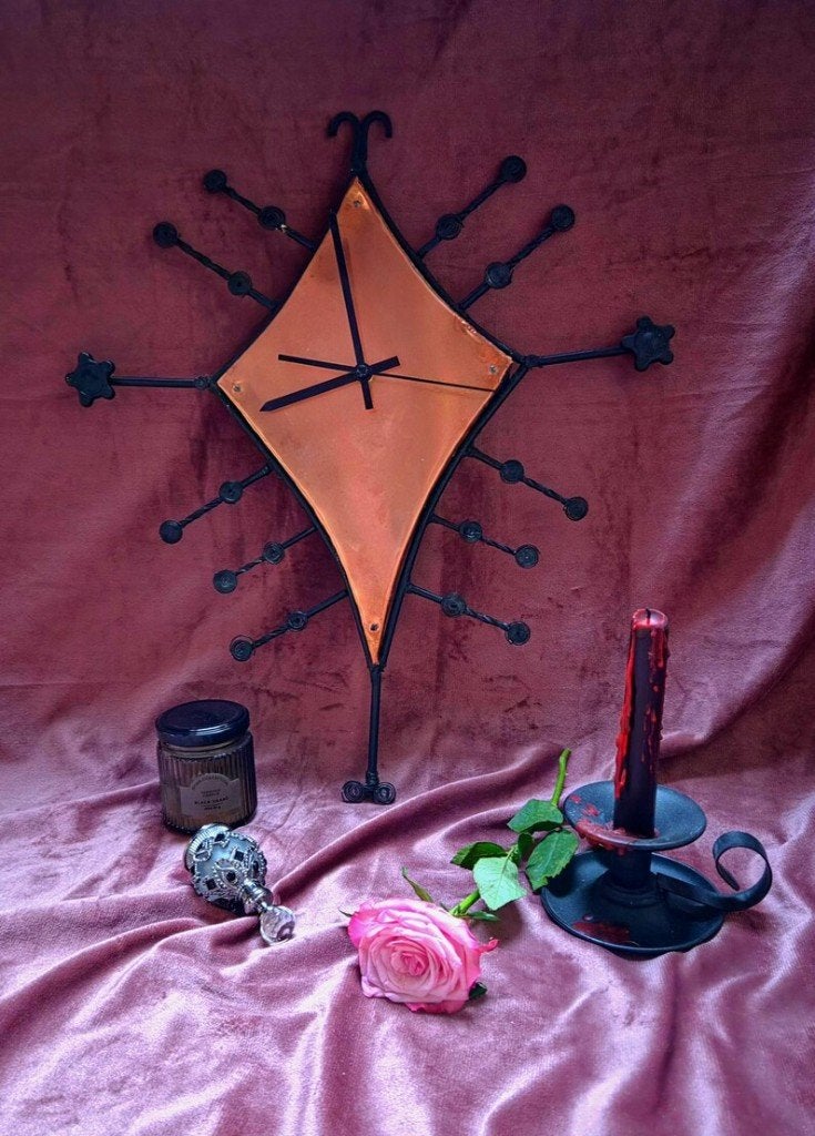 One-of-a-kind Wall Clocks Handmade Copper Designs, Verzenden, Nieuw, Analoog, Wandklok