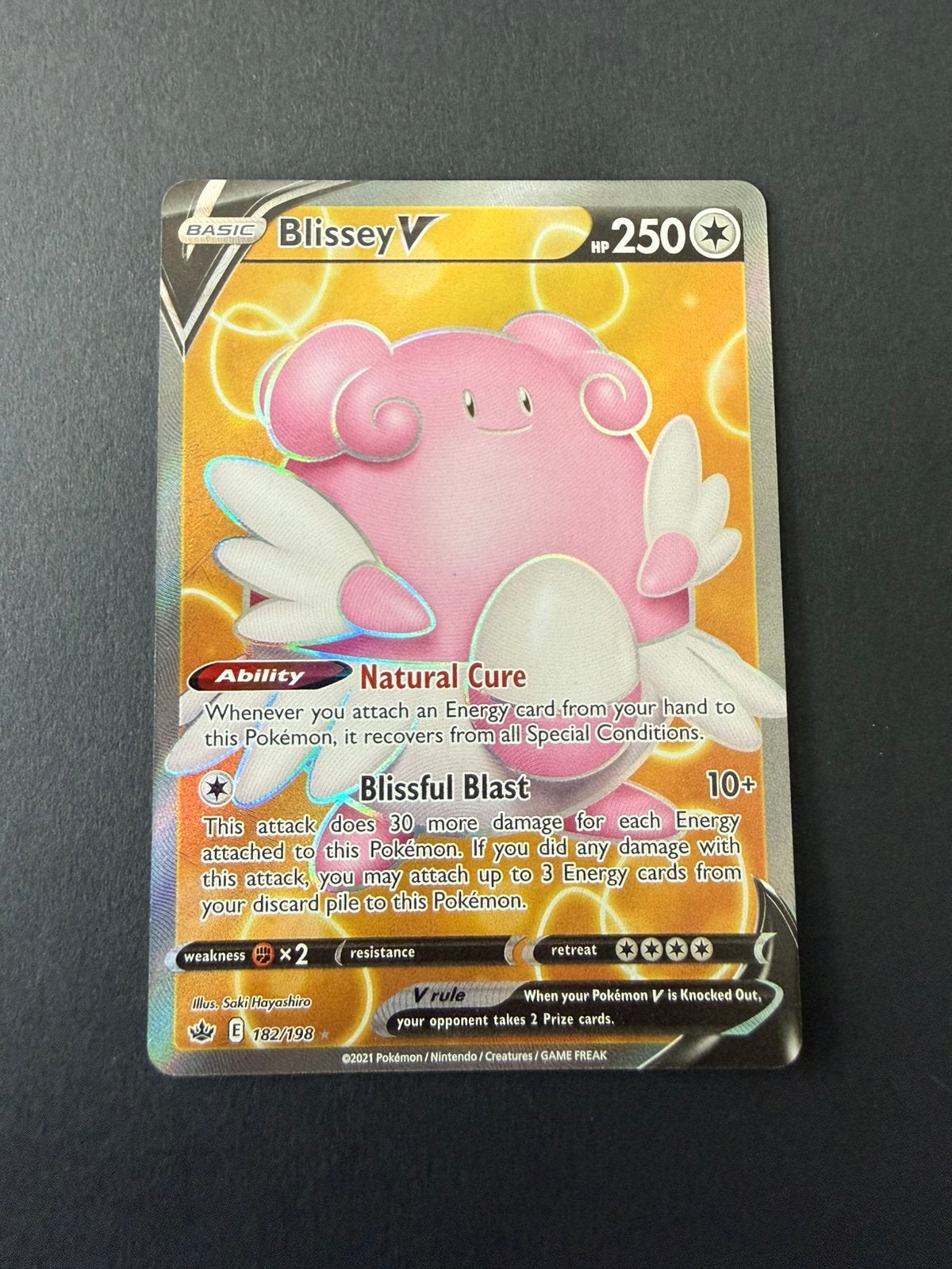 Chilling Reign 182/198 Blissey V, Hobby en Vrije tijd, Verzamelkaartspellen | Pokémon, Ophalen of Verzenden, Nieuw, Losse kaart