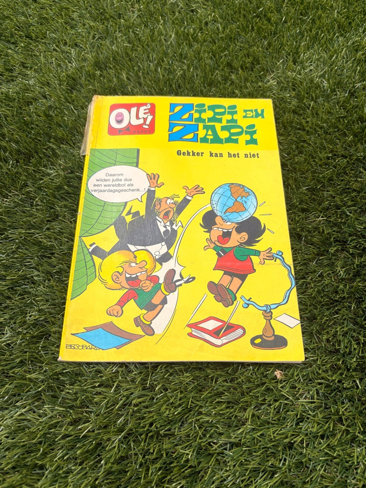 Olé Zipi en Zapi: Gekker kan het niet - Stripboek, Eén stripboek, Ophalen of Verzenden, Gelezen